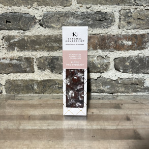 H�ndlavede karameller i chokolade, fl�de og sydesalt